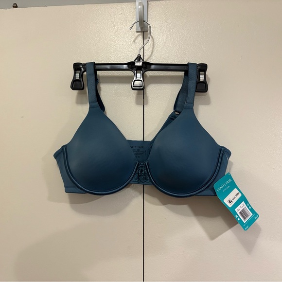 Vanity Fair Blue Full Coverage Bra with Molded Cups - Picture 4 of 7